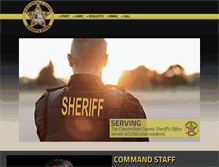 Tablet Screenshot of chesterfieldsheriff.org